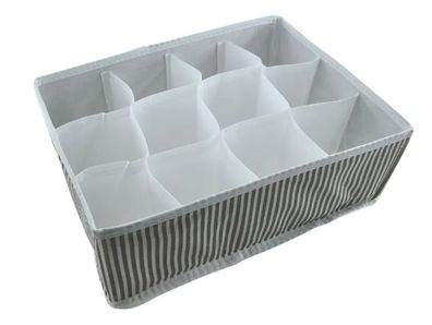 Multifunktions-Organizer 12 Fächer Schubladen-Organizer 31x25x12 cm grau