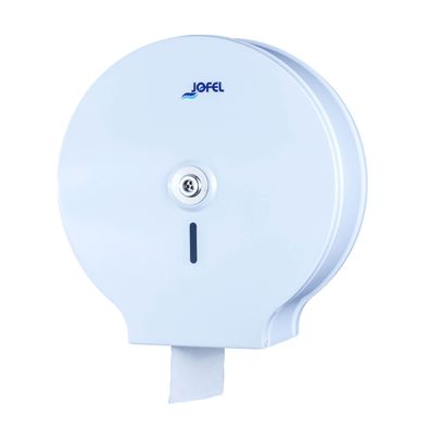 Jofel Toilettenpapierhalter 400 m Spender 260 mm weiß Stahl AE13300