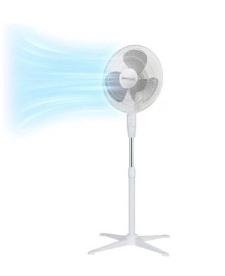 Royalty Line® Lüfter SVT12201 - Standventilator mit 3 Geschwindigkeiten Weiß