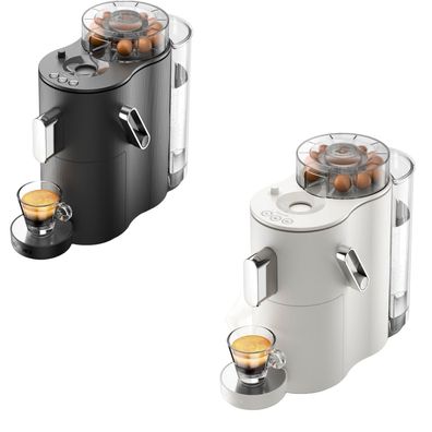 CoffeeB Kaffeemaschine Globe schwarz / weiß