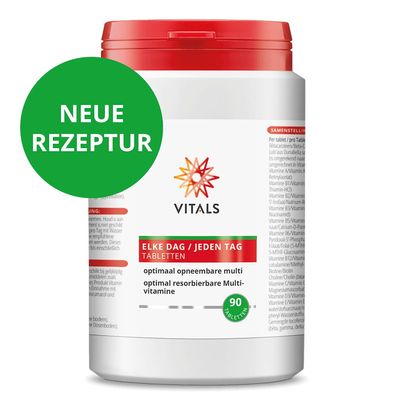 Jeden Tag Multivitamine, 90 Tabletten von Vitals