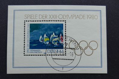 DDR MiNr. 2531 Block 60 gestempelt (AM 754)