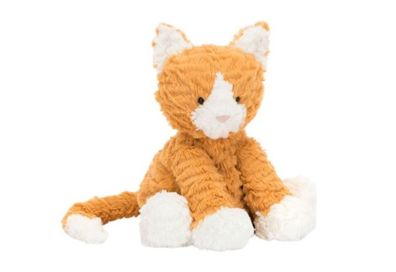 Jellycat 25 CM Fuddlewuddle Ginger Katze Puppe, Kuscheliges Pluschtier