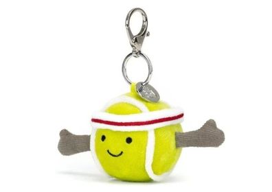 Jellycat Sport Tennis Tasche Anhänger Plüschtier Spielzeug Kuscheltier