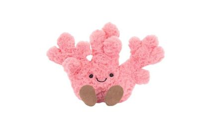 Jellycat Korallen-Stofftier Rosa Korallen-Pluschtier 12cm