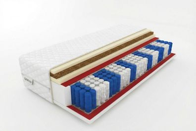Matratze 140X200 METIS H3 KOKOS Premium Federkern Komfort 24cm 9 zonen