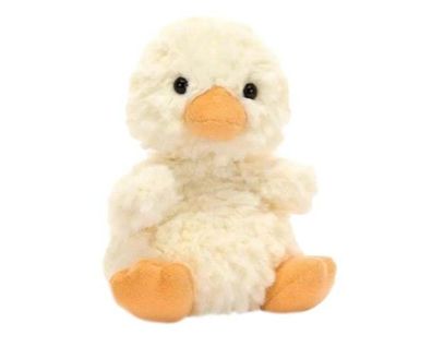Jellycat Little Duck Curly Hair Stuffed Animal Plush Toy New