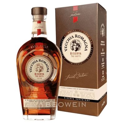 Vecchia Romagna Riserva Tre Botti 0,7 l - Italienischer Brandy