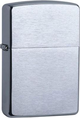ZIPPO Benzinfeuerzeug \"chrom gebürstet\" in silber