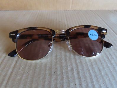 Brille getönte Brille mit Sehstärke Lexxoo + 1,5 Cat 2 Kunststoffgläser