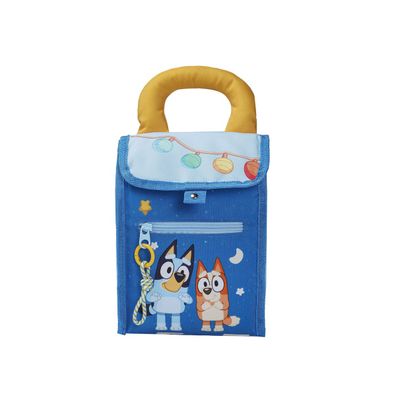 Bluey Kinder Lunchbag isoliert Brotdose Tasche Kindergarten Thermotasche mit Trage