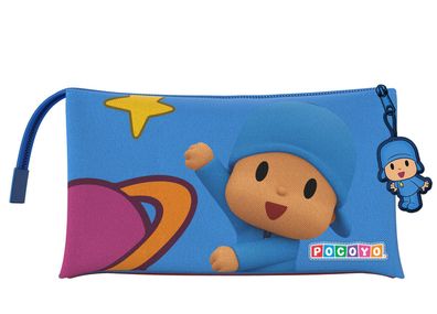 Dreifach Federmäppchen 3 Fächer Federmappe mit Reißverschluss