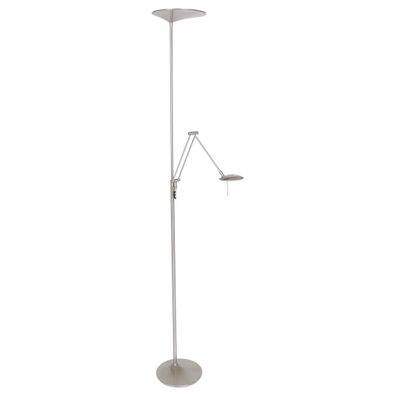 Steinhauer Stehleuchte Zodiac LED, Silber