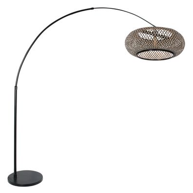 Steinhauer Stehleuchte Sparkled Light, Schwarz