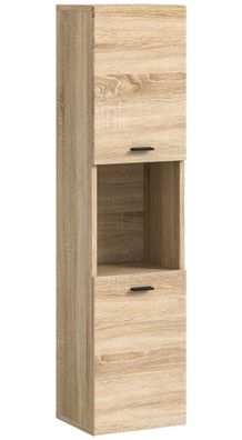 Badschrank in Eiche Sonoma Nachbildung und Eiche Sonoma Nachbildung bodenstehe