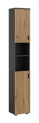Badschrank in Basalt Nachbildung und