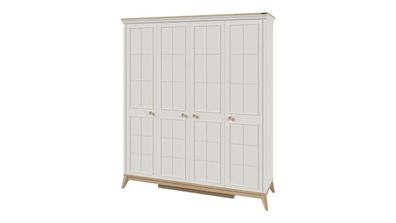 Lajivert Kleiderschrank 4-türig Alegra