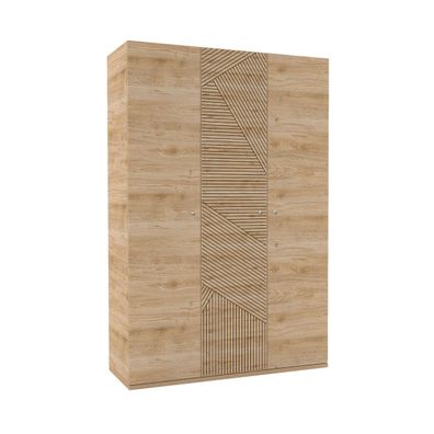 Almila Kleiderschrank Origami 3-türig in Holzoptik