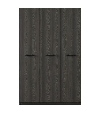 Almila Kleiderschrank Arwen Schwarz 3-türig