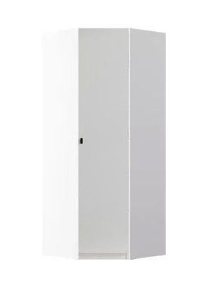 Almila Eck-Kleiderschrank Vena Weiß 1-türig