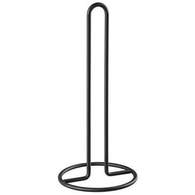 Küchenrollenhalter, Papierhandtuchhalter aus Edelstahl, Schwarz