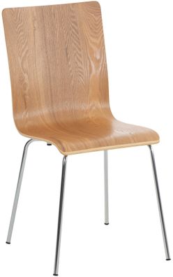 Besucherstuhl Pepe, eiche