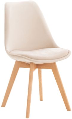 Stuhl Linares Samt, beige