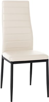Esszimmerstuhl Mayfair Kunstleder, creme