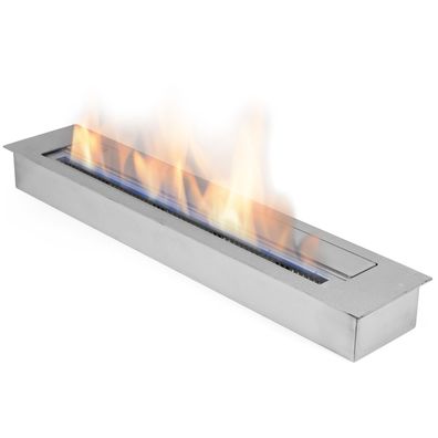 Moritz 80cm Edelstahl Brennkammer Doppelwandig 4,0 Liter Bio Ethanol Brenner Einsatz