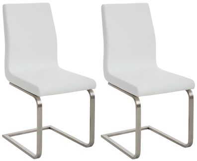 2er Set Esszimmerstühle Belfort, weiß