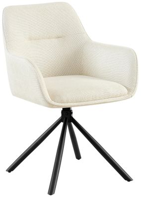 Stuhl Tipton Stoff, creme