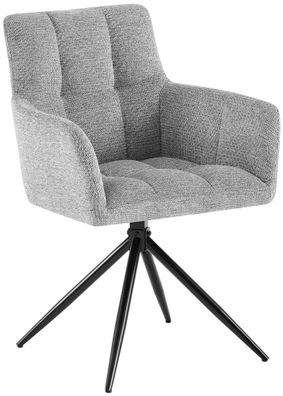 Esszimmerstuhl Jonah Stoff, hellgrau