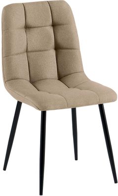 Esszimmerstuhl Antibes Stoff, taupe