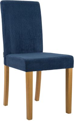 Esszimmerstuhl Ina Cord antik hell, blau