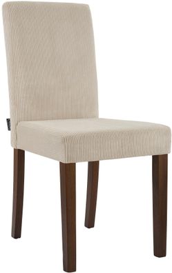 Esszimmerstuhl Ina Cord antik dunkel, hellbraun