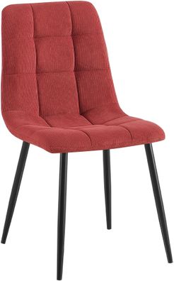 Esszimmerstuhl Tilde Cord, bordeauxrot