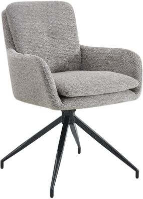 Esszimmerstuhl Pickett Stoff, taupe