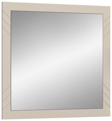 Xonox Garderoben Spiegel 80x80 cm Notes Sandbeige Modern