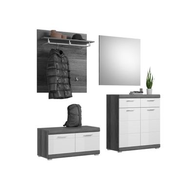 Xonox Garderobe 4-teiliges Set Scout Modern