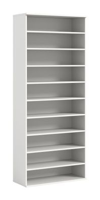 Schuhregal in weiß Nachbildung