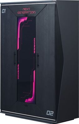 Ritmik Kleiderschrank Next Game mit RGB-LED-Beleuchtung