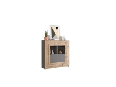 Highboard in grau Nachbildung