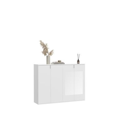 Xonox Kommode Garderobenschrank Projekt X Weiß HG 4-türig