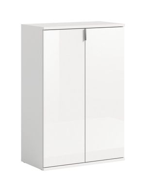 Xonox Schuhkommode für Garderobe Projekt X Weiß HG 2-türig