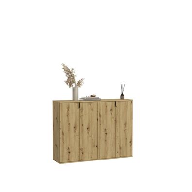 Xonox Kommode Garderobenschrank Projekt X Eiche 4-türig