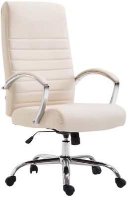 Bürostuhl Valais Kunstleder, creme