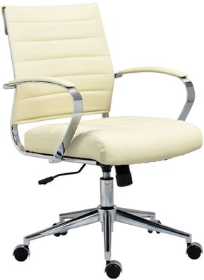 Bürostuhl Oakland Kunstleder, creme