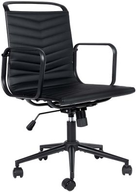 Bürostuhl Bakers Kunstleder, schwarz