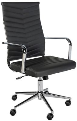 Bürostuhl Canby Kunstleder, schwarz