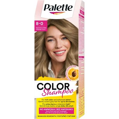 Schwarzkopf Palette Color Shampoo 8-0 Mittelblond